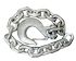 TPS 34" Trailer Safety Chain w/Slip Hook, 65K Trailers (Pair) #TPSSC