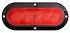 LED 6" Oval Flanged Red Vehicle / Trailer Tail Light #STL73RB