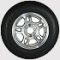 Eco-Trail ST225/75D-15" Tire & Aluminum Split Spoke Rim (6 Lug), L.R. D