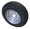 LOADSTAR ST205/75R-15" RADIAL Tire & Silver Painted Rim, Load Range C