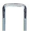 LOADRITE 1/2" Square Cad Plated U-Bolt 3" x 4-1/2" #2049.25S