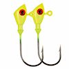 No Alibi, Alien Jig Head, Chartreuse Head, 1/2 oz #NA-JHC-1/2U