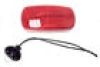 Oval Red Marker/Clearance Light w/ White Base #MC32RB