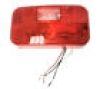 RV Right Hand Trailer Tail Light w/ White Base #RVST55