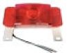 LED Low-Pro Left Hand RV Tail Light w/ White Base #RVSTL61