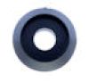 OPTRONICS 1-1/4" Round Light Mounting Grommet #A-125GB