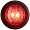 3/4" Red LED Marker/Clearance Light w/ Grommet #MCL11RKB