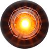 3/4" Amber LED Marker/Clearance Light w/ Grommet, Smoked #MCL10DSAHDFB