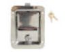 S.S. Flush Mount Single Point Paddle Latch w/Lock #L3885