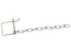 1/4" Zinc Plated Safety Clip w/8" Chain, #P11C