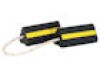 Extruded Rubber Wheel Chock Set w/Rope #WC24483
