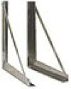 Aluminum Underbody Toolbox Mounting Brackets, 18" x 18" #1701030