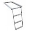 Retractable 3-Rung Truck Step (Stainless Steel) 14" x 33" #5233001