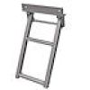 Retractable S.S. Slide-In 2-Rung Truck Step 17-3/8" x 30-1/4" #RS2SS