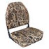 WISE High Back Folding Boat Seat, Camo #617PLS-728