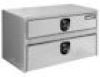 Aluminum Underbody Toolbox with Drawer, 20" x 18" x 24" #1712200