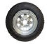 LOADSTAR ST185/80D-13" Tire & Galvanized Rim, Load Range C