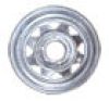 16" 6 on 5.5 Lug Galvanized Trailer Wheel