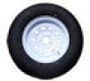 LOADSTAR ST185/80D-13" Tire & Painted Modular Rim, Load Range D
