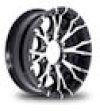 16" Aluminum Black Machined Spoke 8-Lug Trailer Wheel (6" Width)
