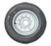 LOADSTAR ST175/80R-13" RADIAL Tire & Silver Modular Rim, Load Range C