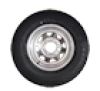 LOADSTAR ST225/75R-15" KR53 RADIAL Tire & Galv. Rim, (6-Lug) L.R. D