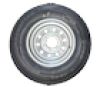 LOADSTAR ST225/75R-15" RADIAL Tire w/ Silver Mod. Rim, 6 on 5.5", L.R. D