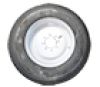 TRIANGLE LT235/75R-17.5" Radial Tire & Silver Painted Rim (8 Lug)