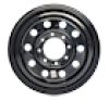 Dexstar 16" 8-Lug Painted Modular Trailer Wheel Rim, Black