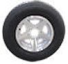 LOADSTAR ST205/75R-15" Radial Tire & Aluminum 5-Star Rim LR C (6-Lug)