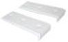 EZ-SLIDE White Bunk Ender Kit for 4" Wide Bunks #013.6W