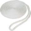 3/8" x 15' White Nylon 3-Strand Twist Dock Line #50013000