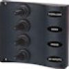 SeaSense 4-Gang "Wave" Toggle Panel #50031291