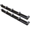 DUTTON-LAINSON 4 ft. Poly-Roller Bunk Assembly (1-pair), Black #21754