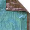 40' x 60' Brown / Green Poly Tarp, 2 oz. / 8 x 8 Weave