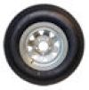 ECO-TRAIL ST185/80D-13" Tire & Galvanized Rim, Load Range C
