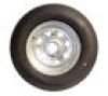 ECO-TRAIL ST205/75D-15" Tire & Galvanized Rim, Load Range C