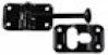 Plastic T-Style Door Holder 3-1/2" (Black) #10324