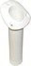 Angled Flush Mount Rod Holder, White Nylon #3447W