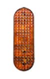 TECNIQ Amber Grommet Mount Oval LED Tail Light, T60 #T60-AAVP-1
