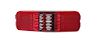 TECNIQ PC Red Sidemarker LED Light, S19 #S19-RR00-1