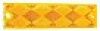 Rectangular Amber Reflector, Self Adhesive #98003Y