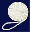 5/8" x 30' White Nylon 3-Strand Twist Dock Line