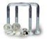TIEDOWN 1/2" Square U-Bolt (1-Pair), 3-1/8" x 3" #86205