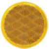 Round Adhesive Amber Reflex Reflector #V475A