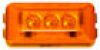 PETERSON LED Amber Clearance Marker Light w/ AUX #M253A