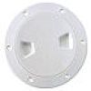 BECKSON 8" I.D. Screw-Out Deck Plate (White) #DP80-W
