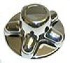 QuickTrim&reg; Chrome Trailer Hub Cover, 5 on 4-1/2