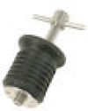 WHITECAP Stainless Steel Twist Bailer Plug 1" #S-0291C