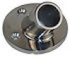 60 Degree Round Base S.S. Boat Rail Mount, 7/8" #6040C